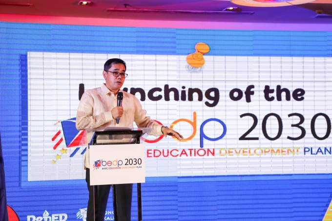 Launching event of Philippines' Education development plan.